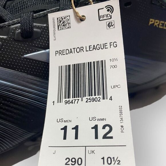 Adidas Predator League Firm Ground Soccer Cleats Boots  Mens size 11 IF6347 New - Picture 9 of 10